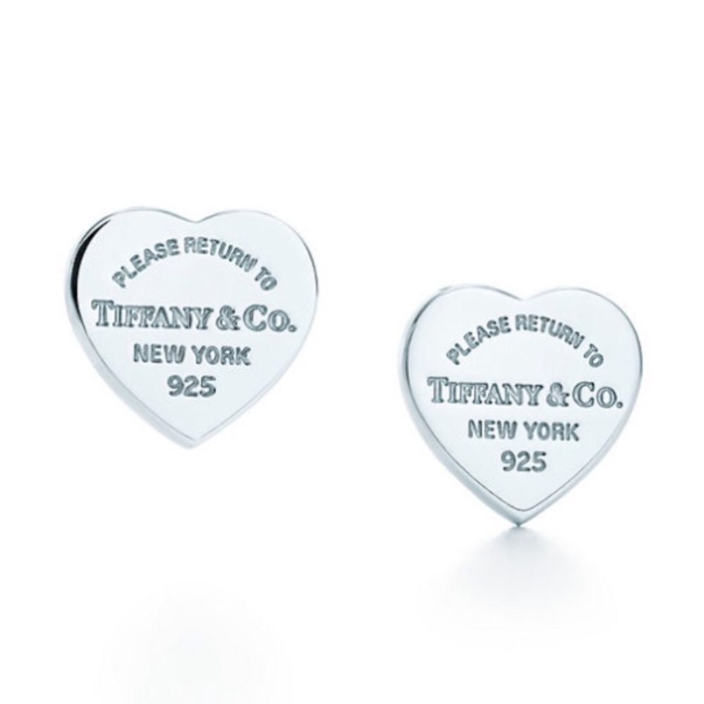 Return to Tiffany mini heart tag earrings